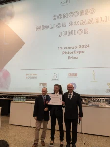 Premiazione Concorso Sommelier junior Aspi 2024