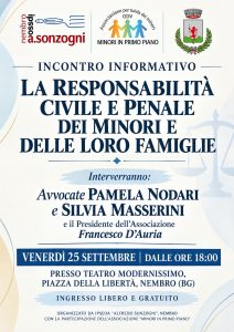 La responsabilità civile e penale dei minori e delle loro famiglie